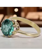 Vintage Ring Emerald 14K Yellow gold vrc157y